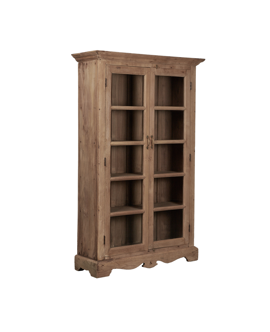 Vintage Wood Cabinet - Bleached from India made of Wood