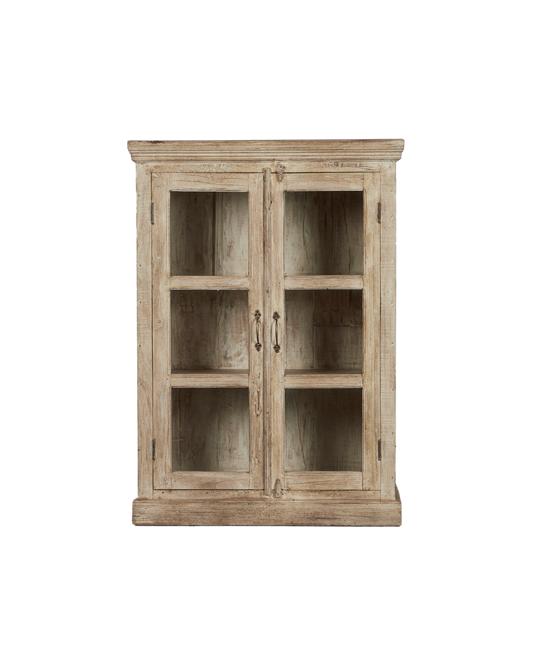 Wood Cabinet - White Wash