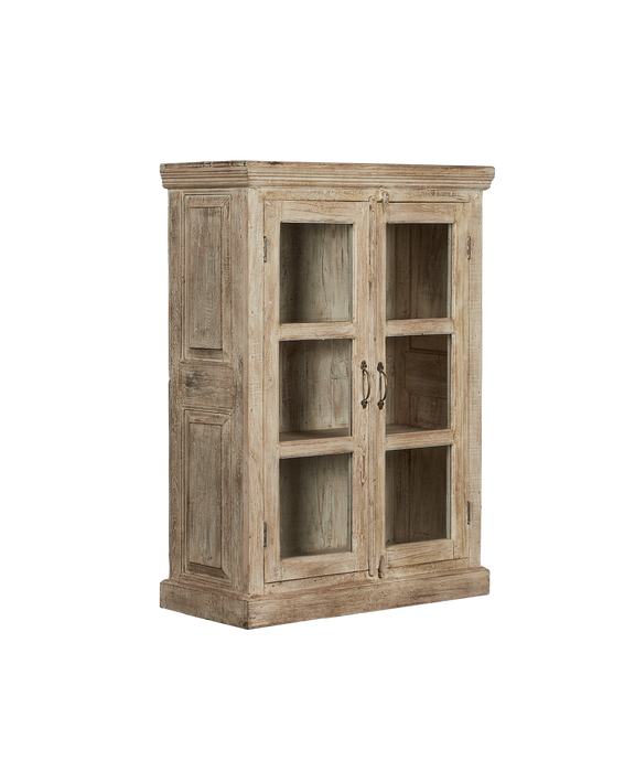Wood Cabinet - White Wash