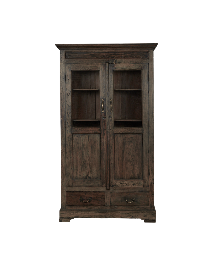 Vintage Wood Cabinet - Natural from India made of Wood