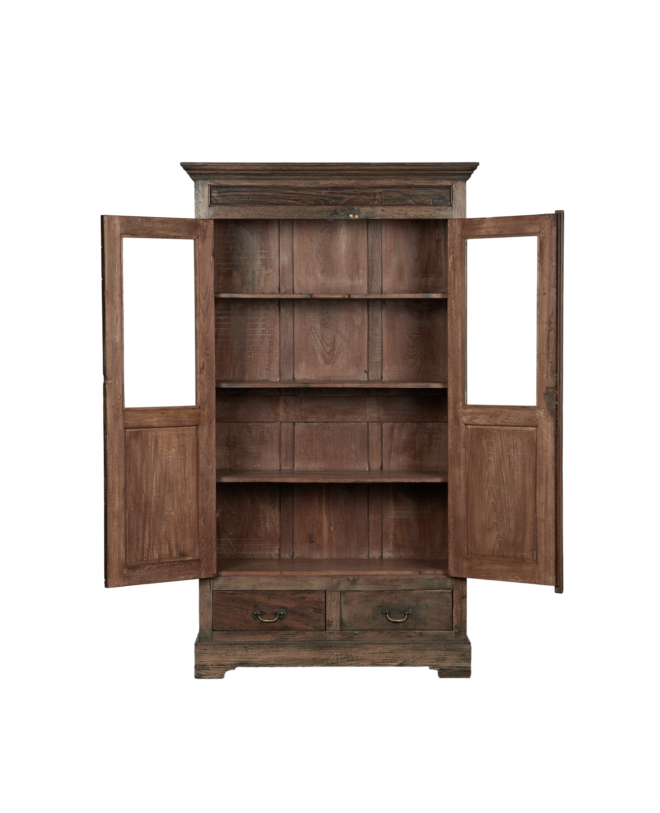Vintage Wood Cabinet - Natural from India made of Wood