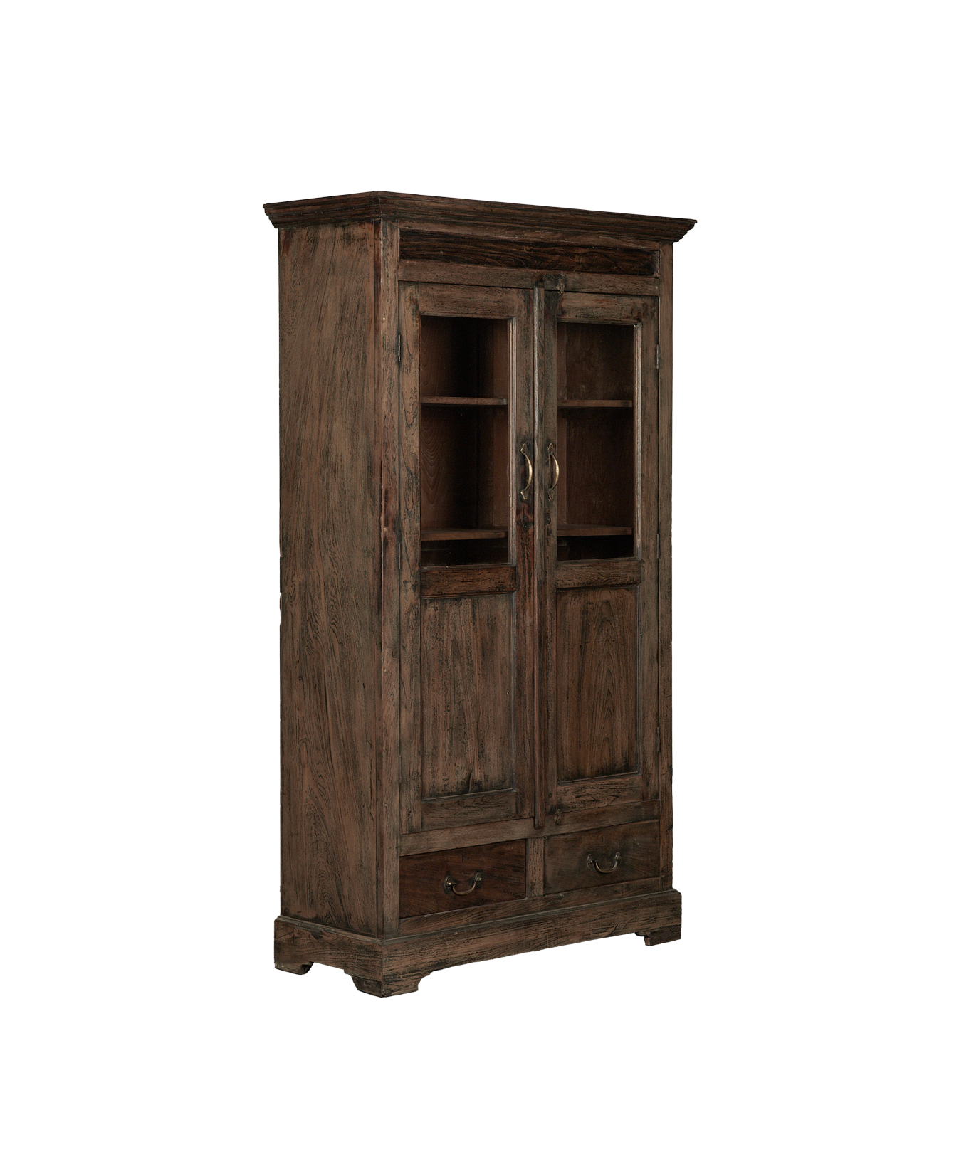 Vintage Wood Cabinet - Natural from India made of Wood
