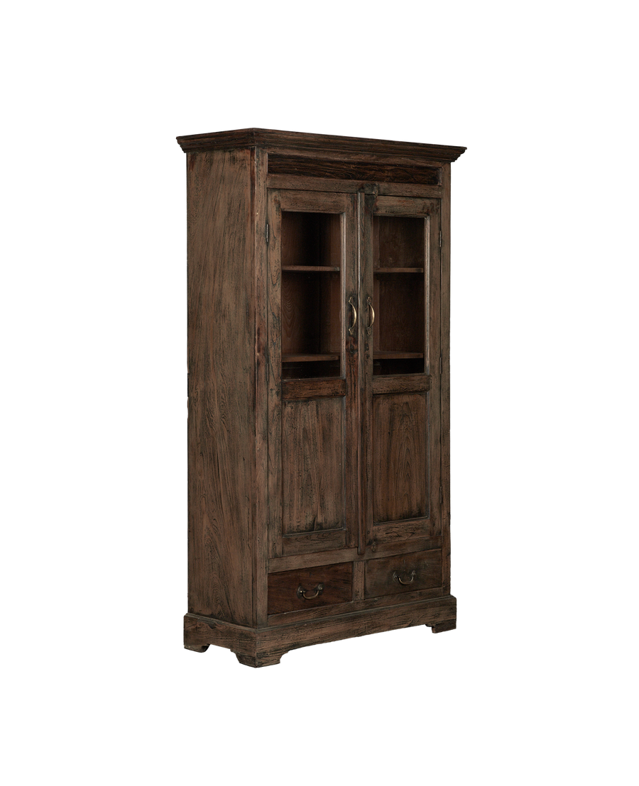 Vintage Wood Cabinet - Natural from India made of Wood