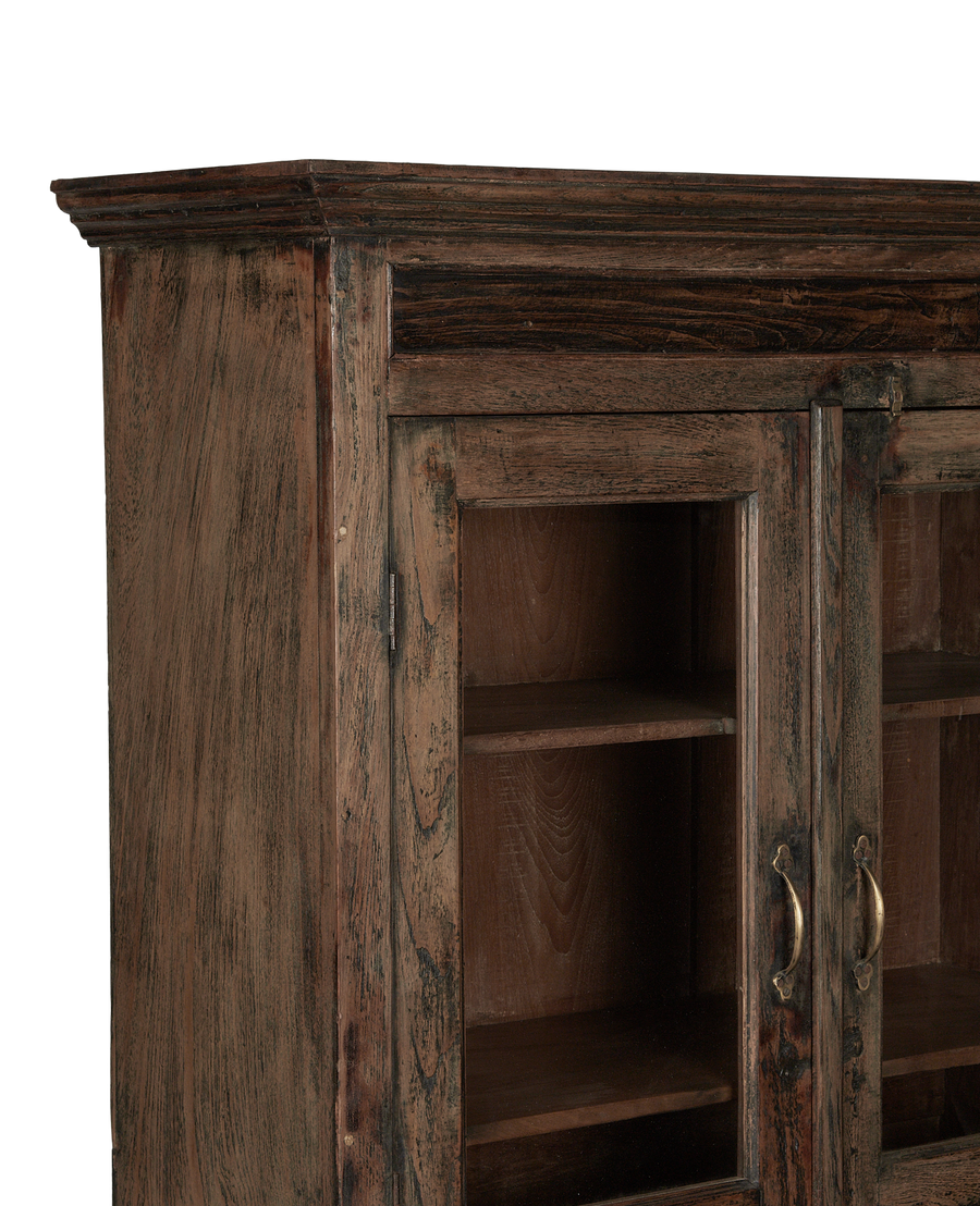 Vintage Wood Cabinet - Natural from India made of Wood