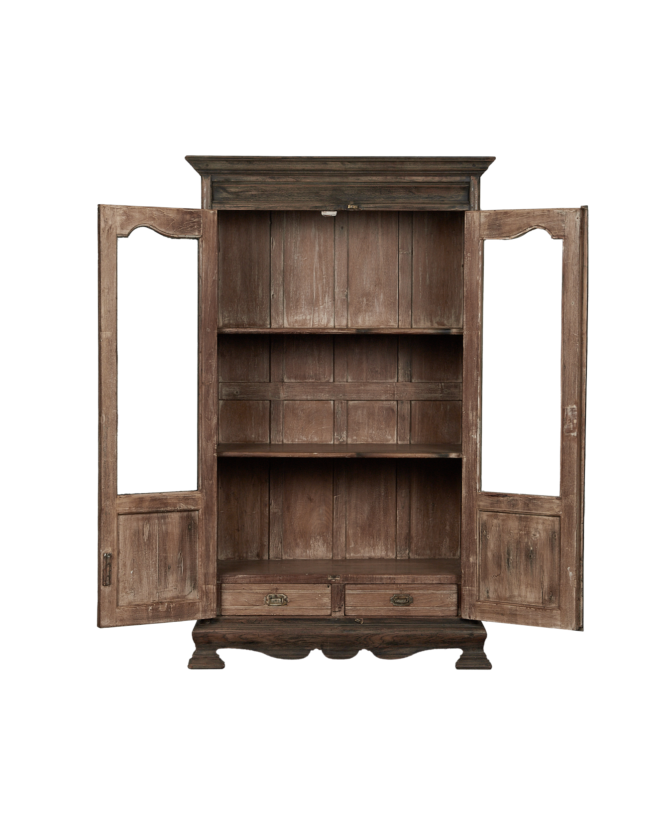 Vintage Wood Cabinet - Natural from India made of Wood
