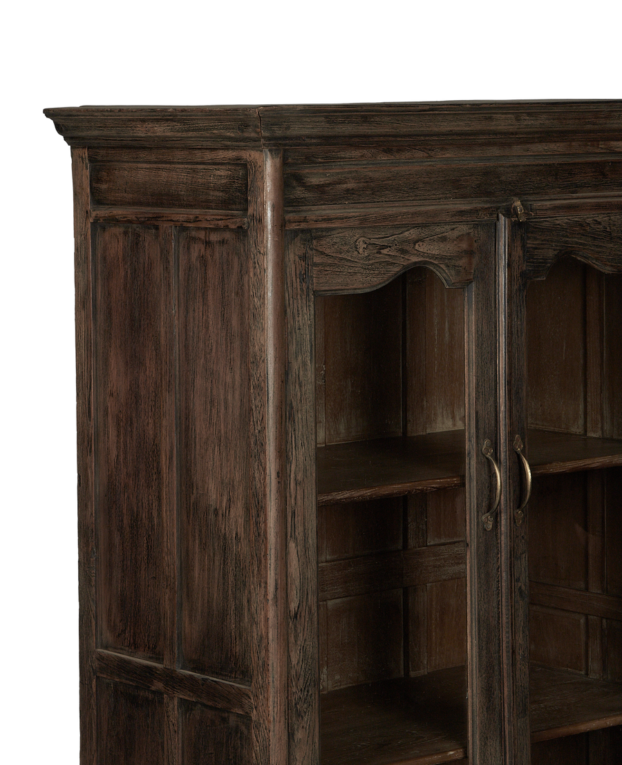 Vintage Wood Cabinet - Natural from India made of Wood