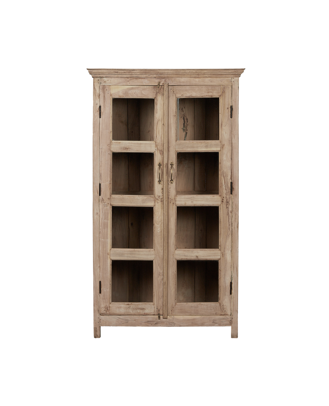 Vintage Wood Cabinet - Bleached from India made of Wood