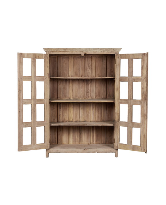 Wood Cabinet - Bleached