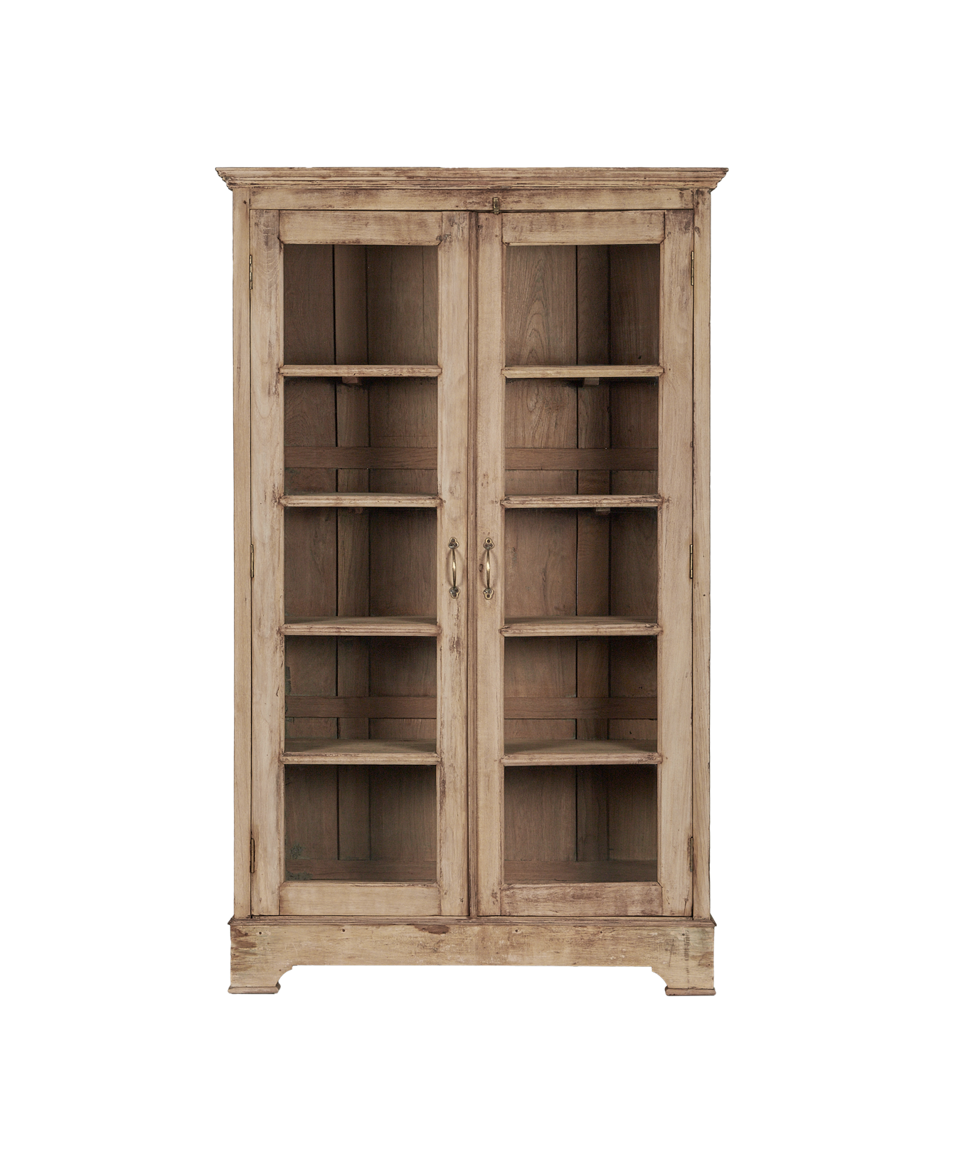 Vintage Wood Cabinet - Bleached from India made of Wood