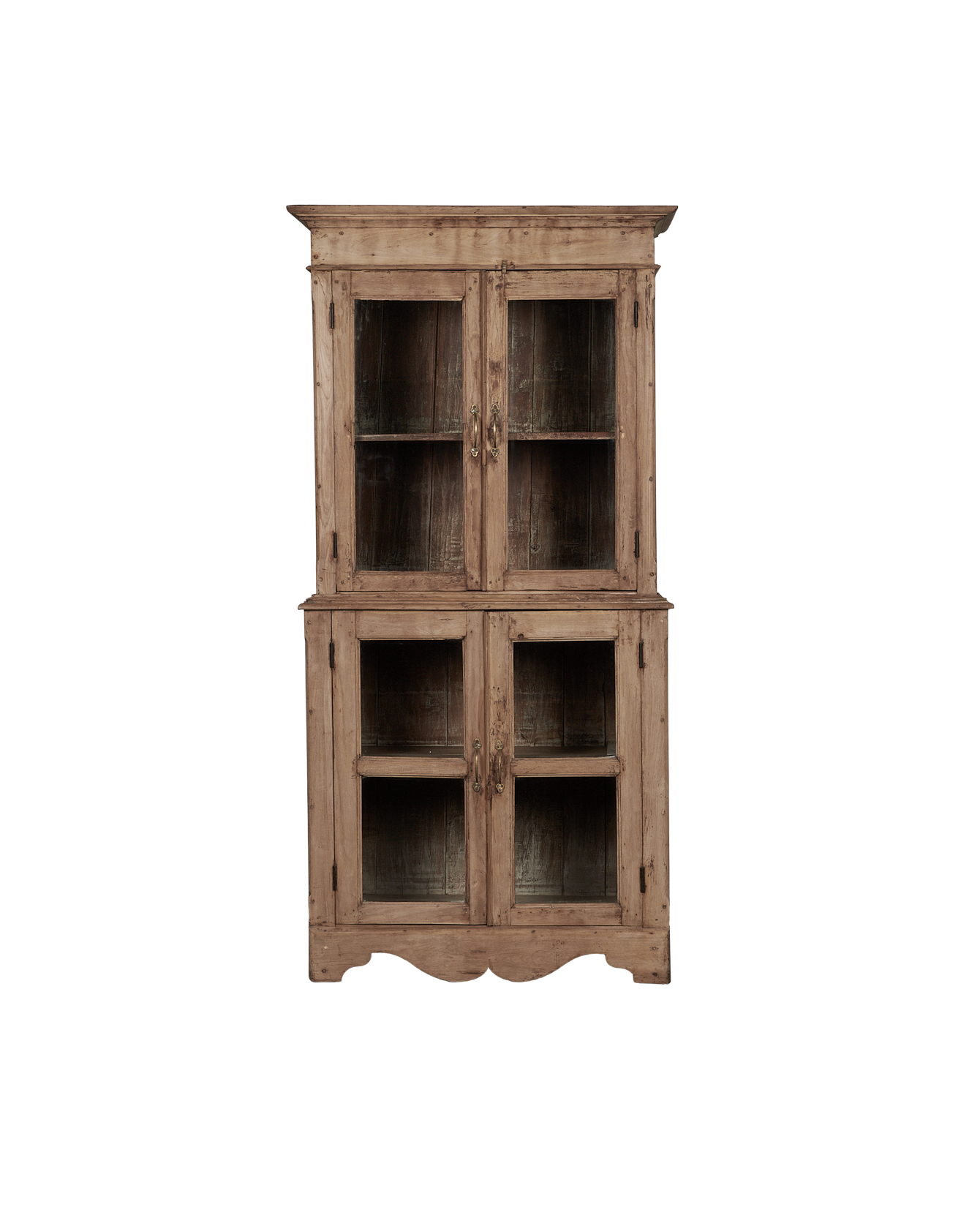Vintage Wood Cabinet - Bleached from India made of Wood