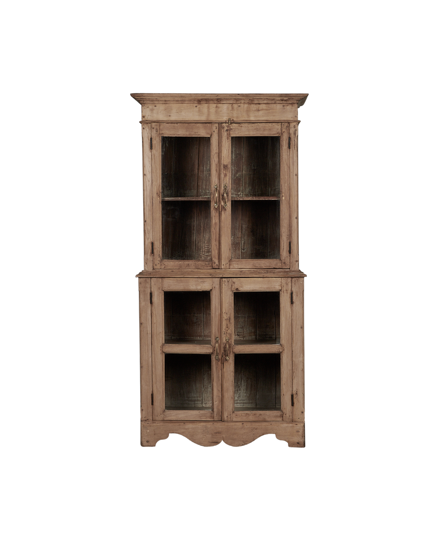 Vintage Wood Cabinet - Bleached from India made of Wood