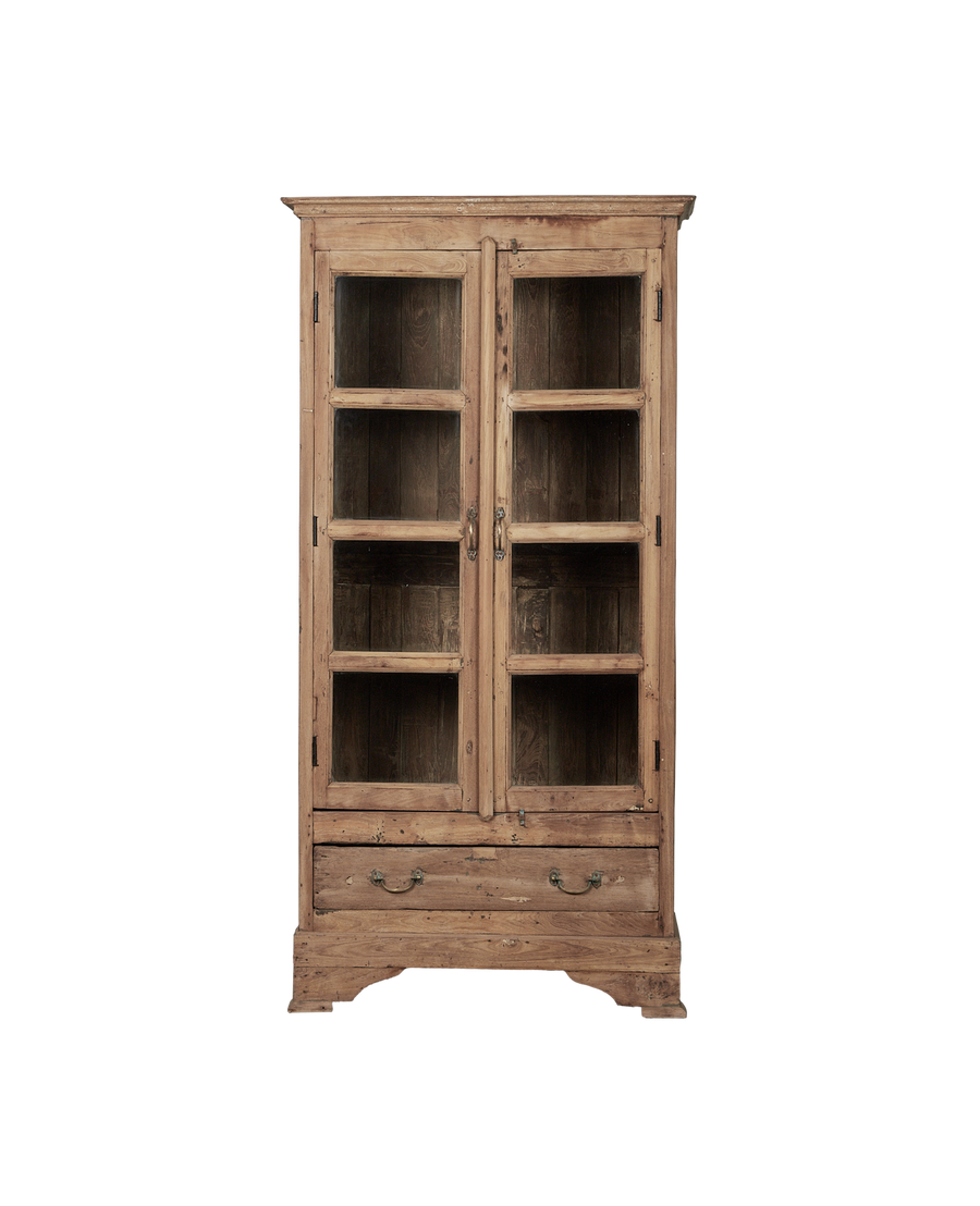 Vintage Wood Cabinet - Bleached from India made of Wood