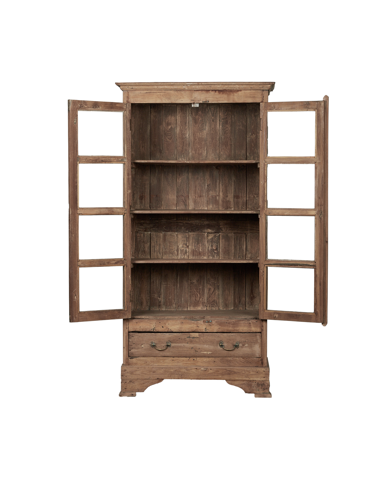 Vintage Wood Cabinet - Bleached from India made of Wood