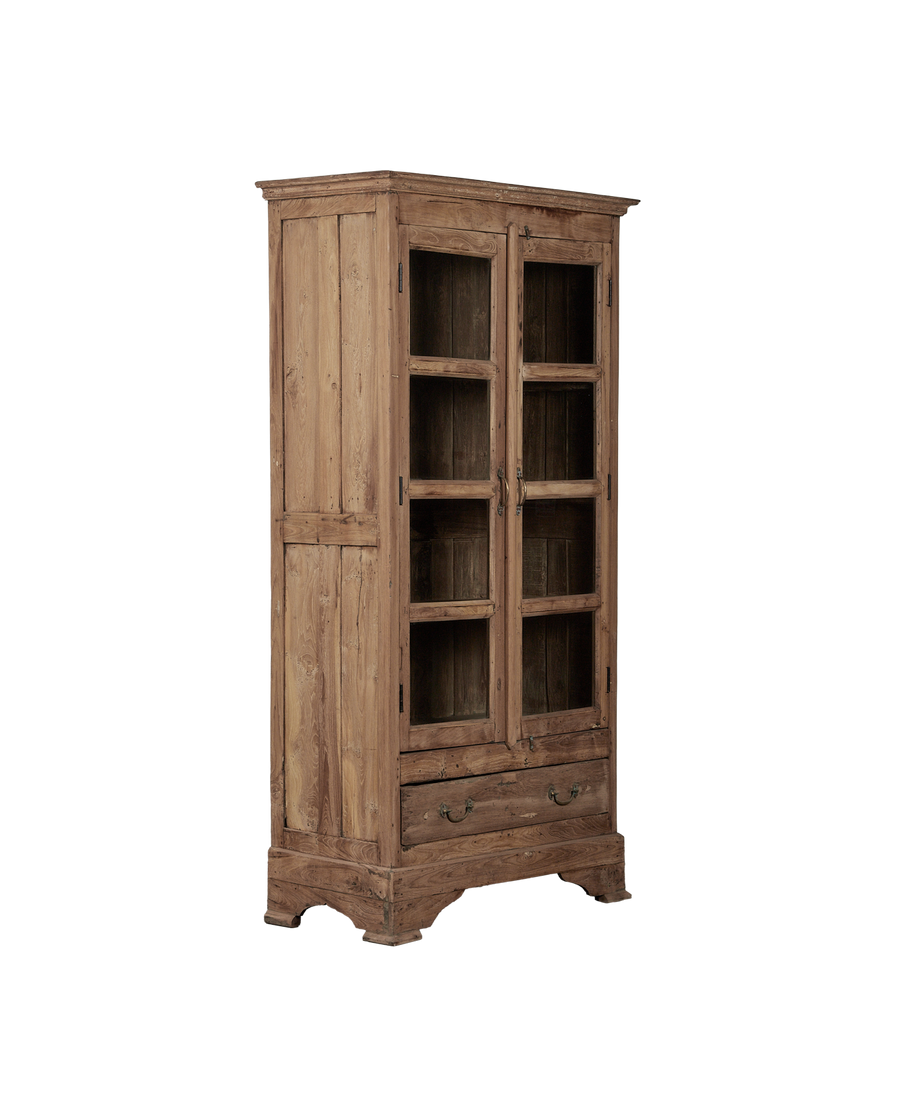 Vintage Wood Cabinet - Bleached from India made of Wood