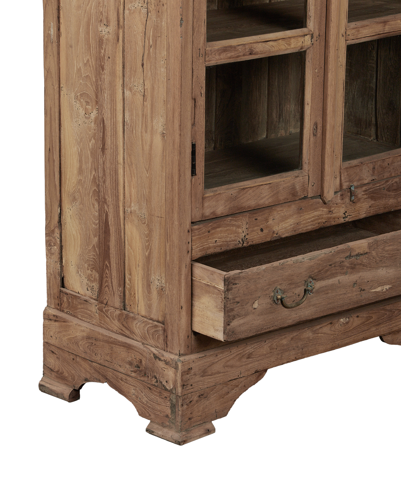 Vintage Wood Cabinet - Bleached from India made of Wood