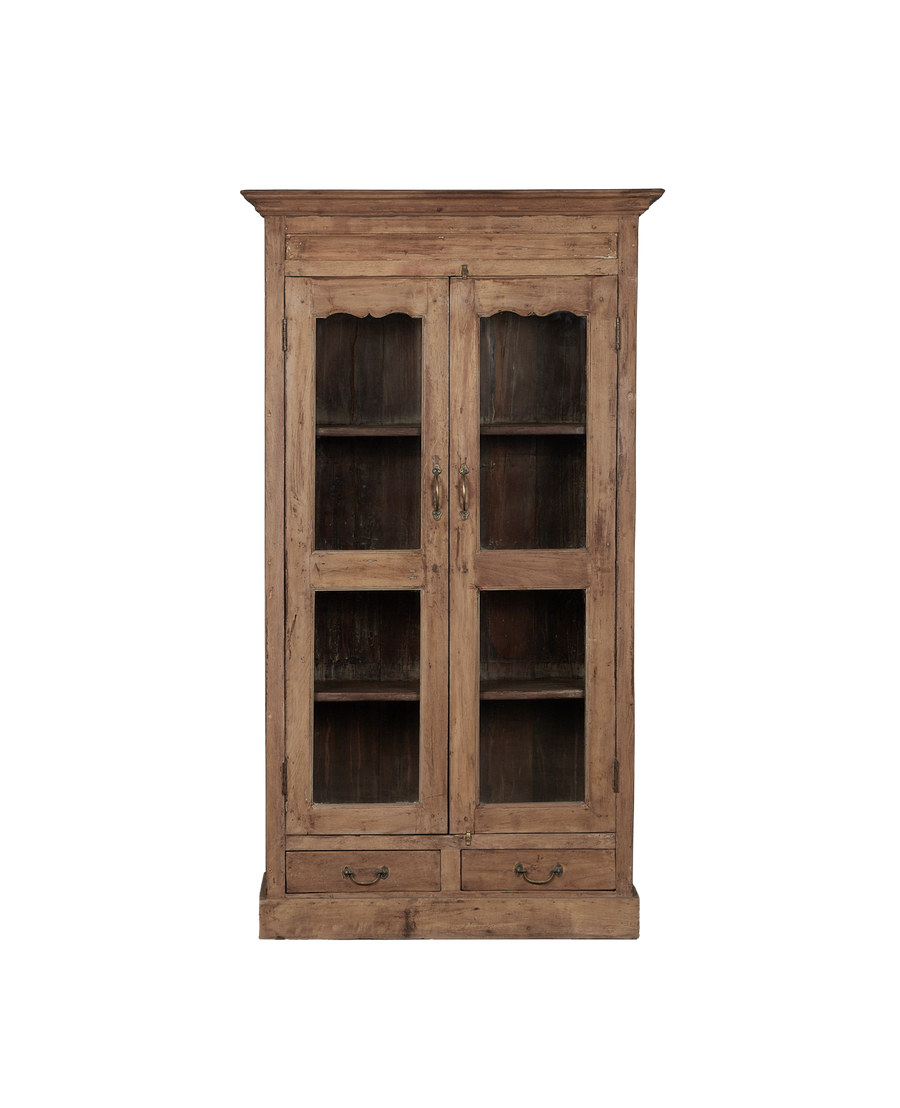 Vintage Wood Cabinet - Bleached from India made of Wood