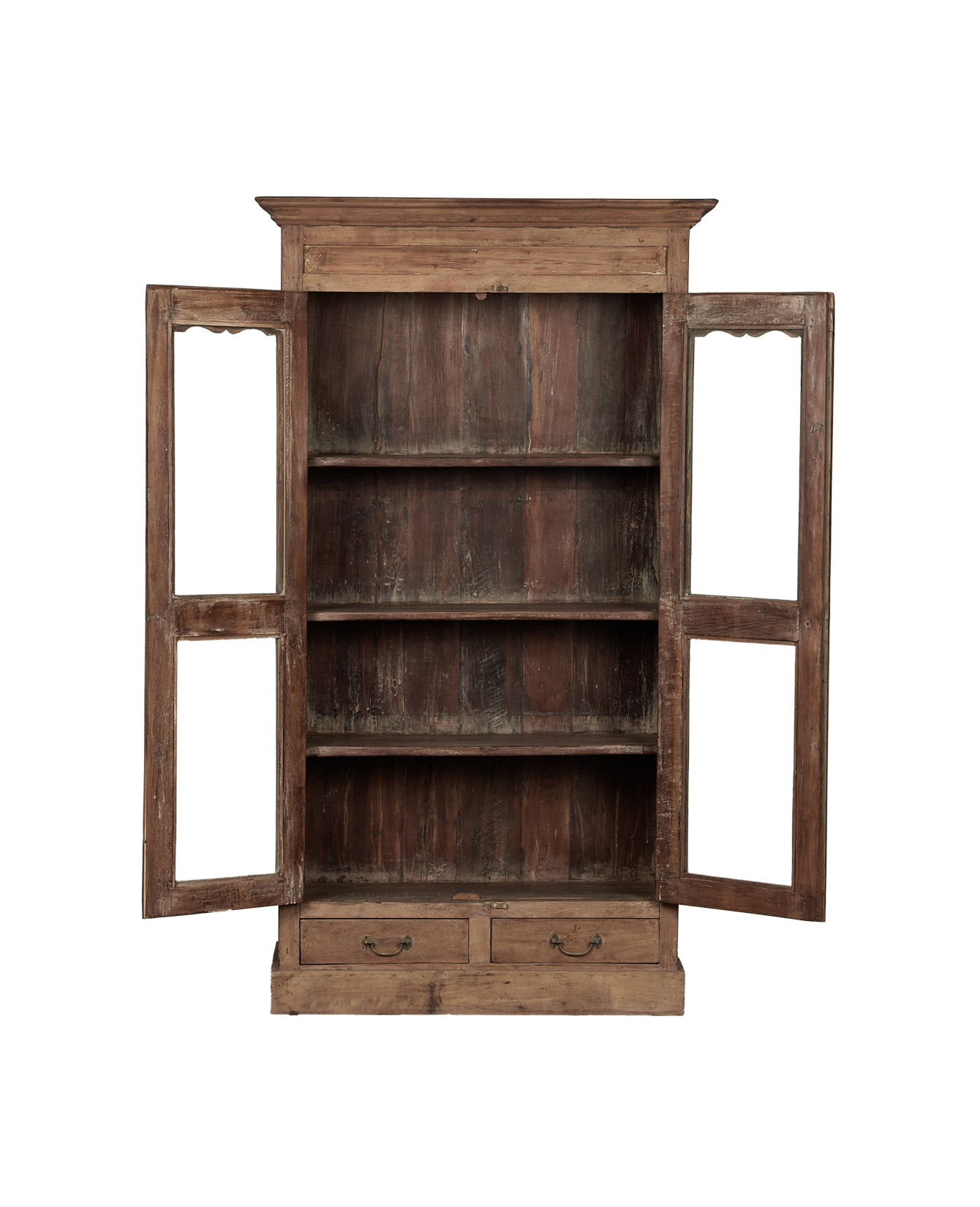 Vintage Wood Cabinet - Bleached from India made of Wood