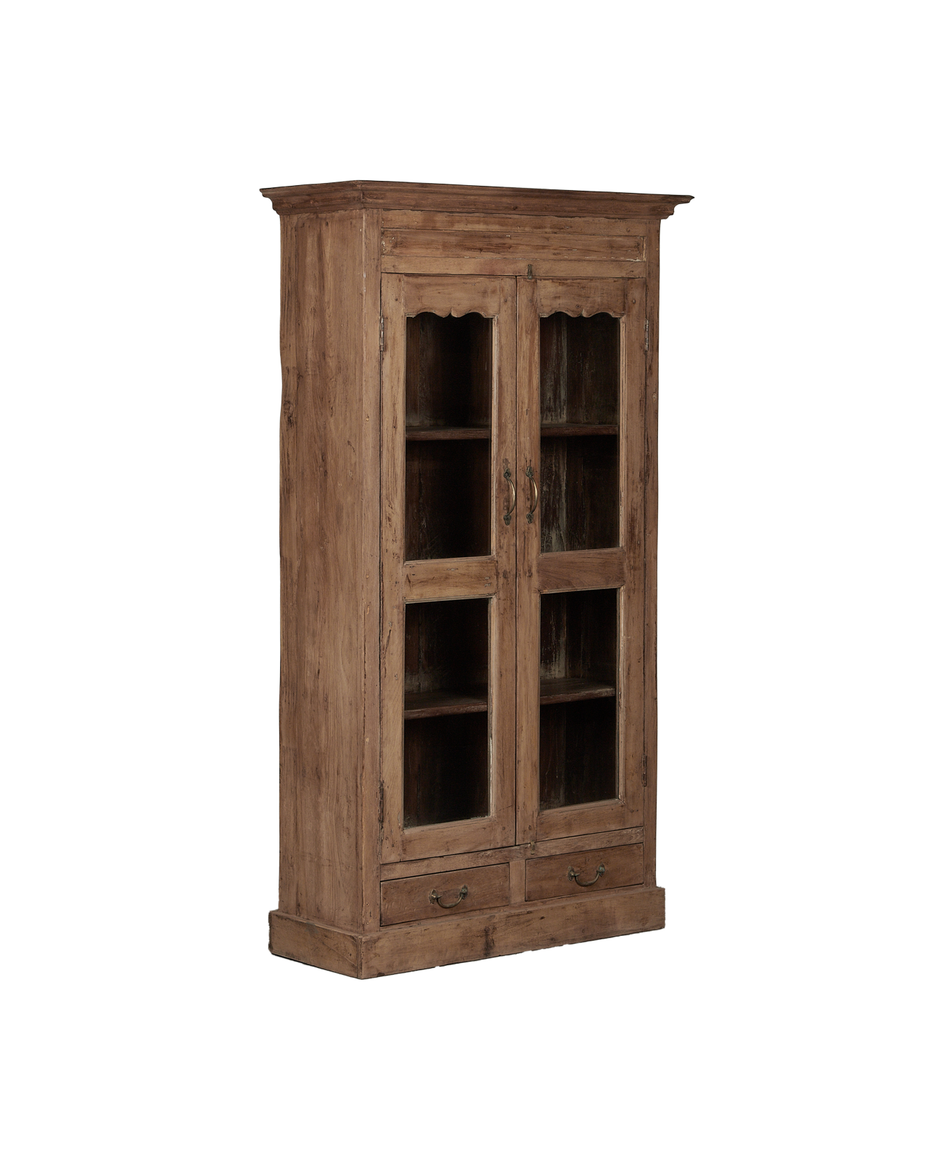 Vintage Wood Cabinet - Bleached from India made of Wood