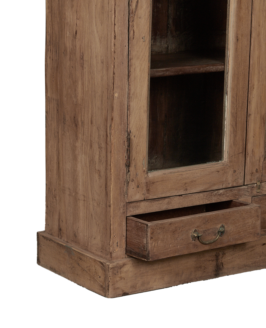 Vintage Wood Cabinet - Bleached from India made of Wood