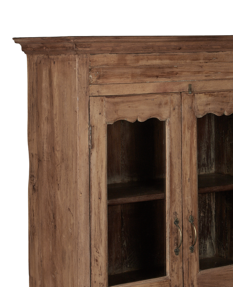 Vintage Wood Cabinet - Bleached from India made of Wood