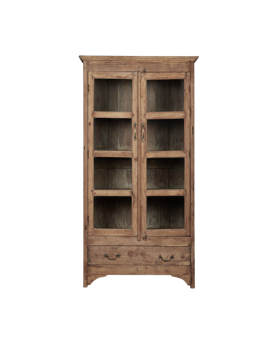 Vintage Wood Cabinet - Bleached from India made of Wood