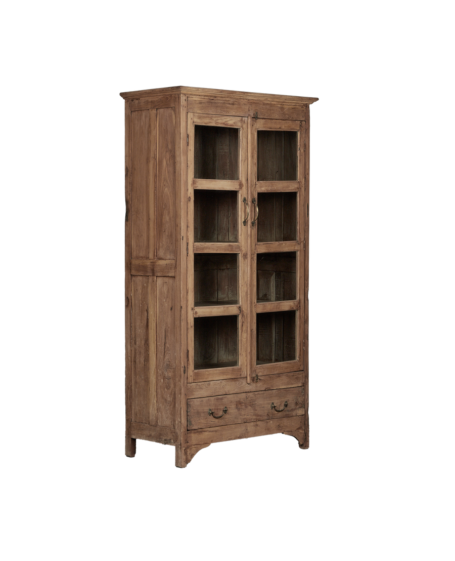 Vintage Wood Cabinet - Bleached from India made of Wood