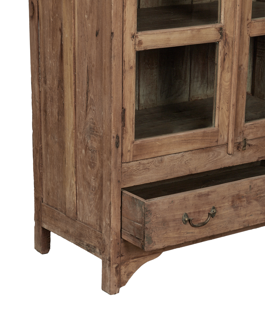 Vintage Wood Cabinet - Bleached from India made of Wood