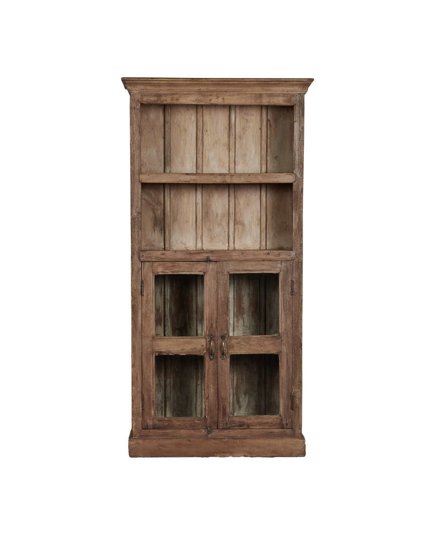 Vintage Wood Cabinet - Bleached from India made of Wood