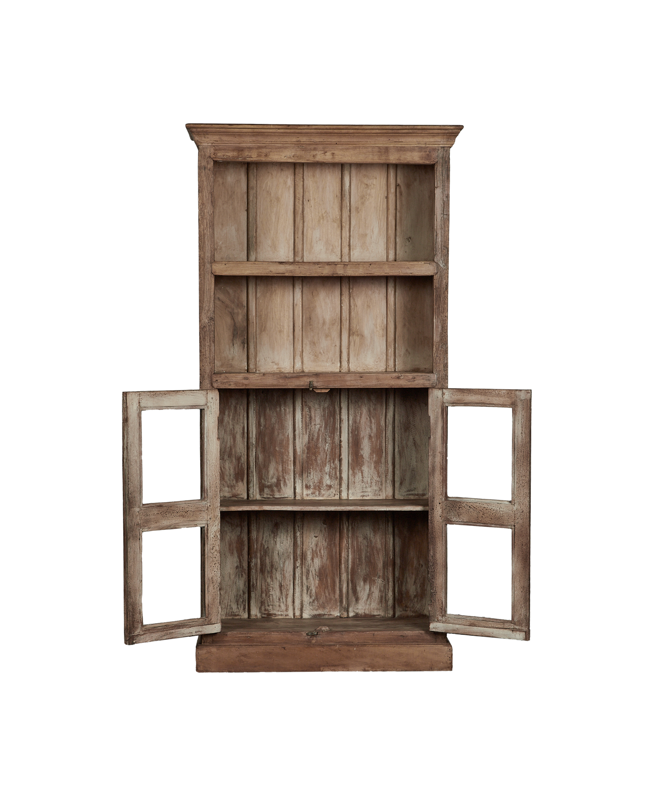 Vintage Wood Cabinet - Bleached from India made of Wood
