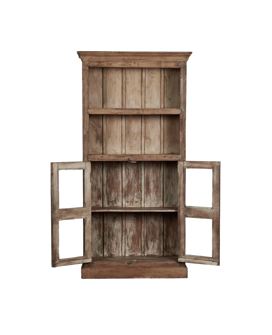 Vintage Wood Cabinet - Bleached from India made of Wood