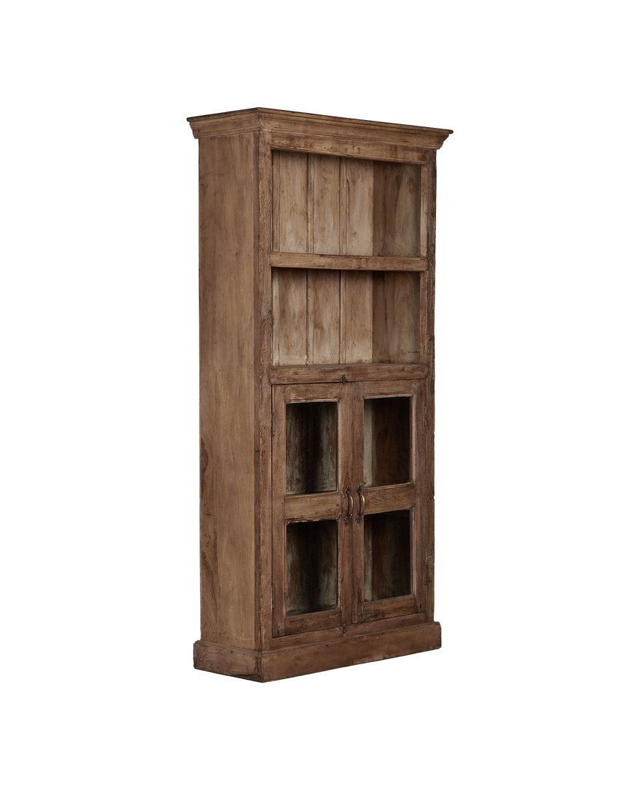 Vintage Wood Cabinet - Bleached from India made of Wood