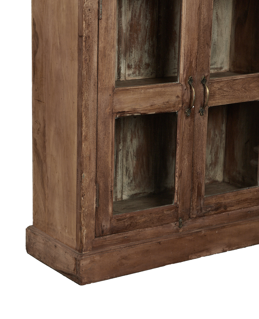 Vintage Wood Cabinet - Bleached from India made of Wood