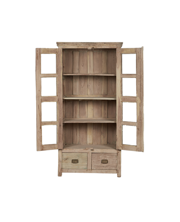 Wood Cabinet - Bleached