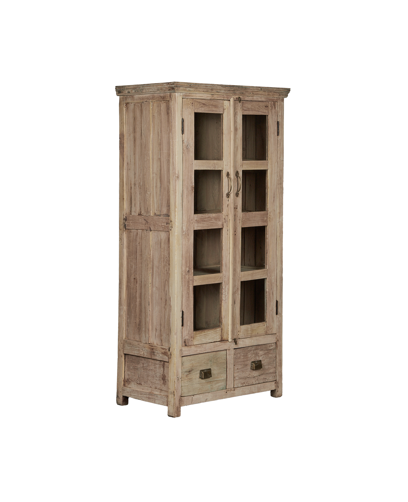 Vintage Wood Cabinet - Bleached from India made of Wood