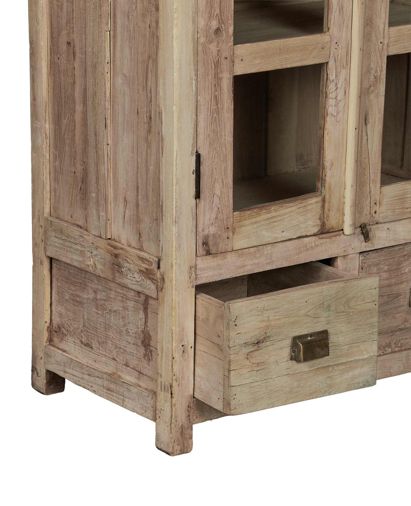 Vintage Wood Cabinet - Bleached from India made of Wood