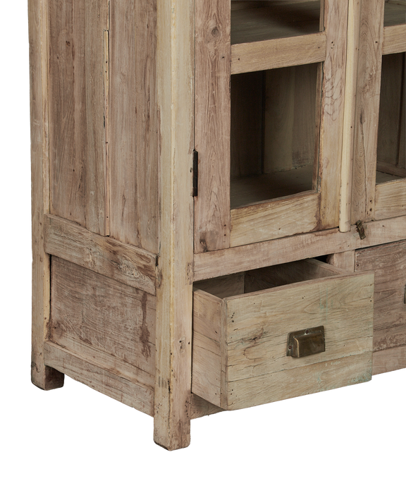 Wood Cabinet - Bleached