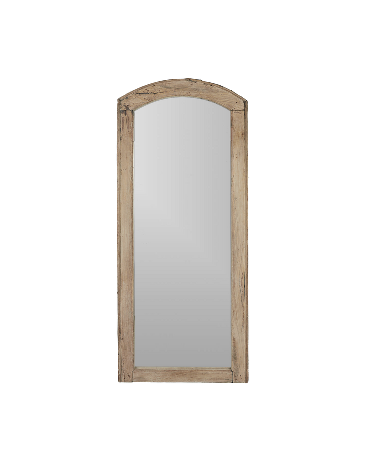 Teak Mirror - Arched