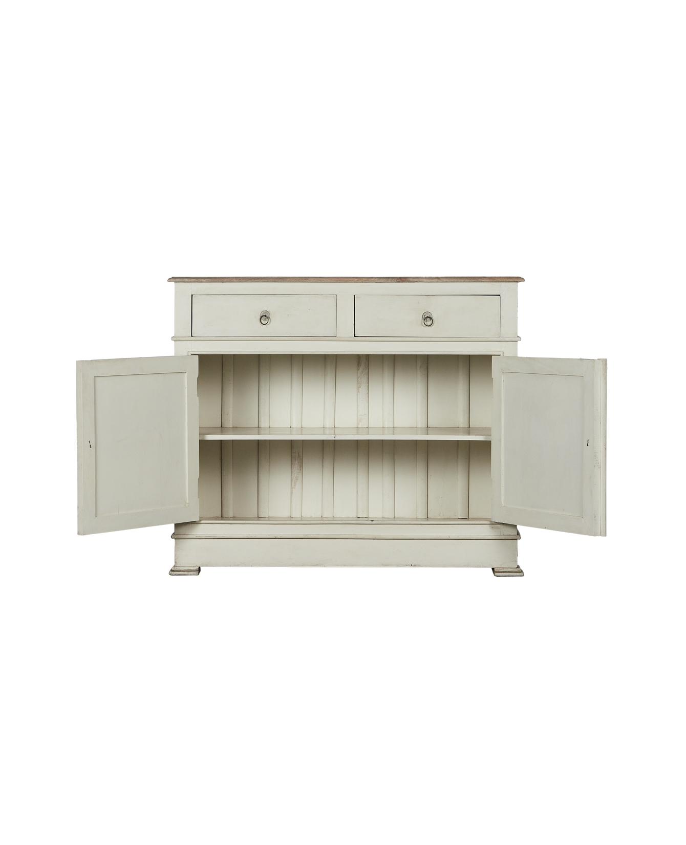 Vintage Wood Sideboard - White Wash from India made of Mango Wood