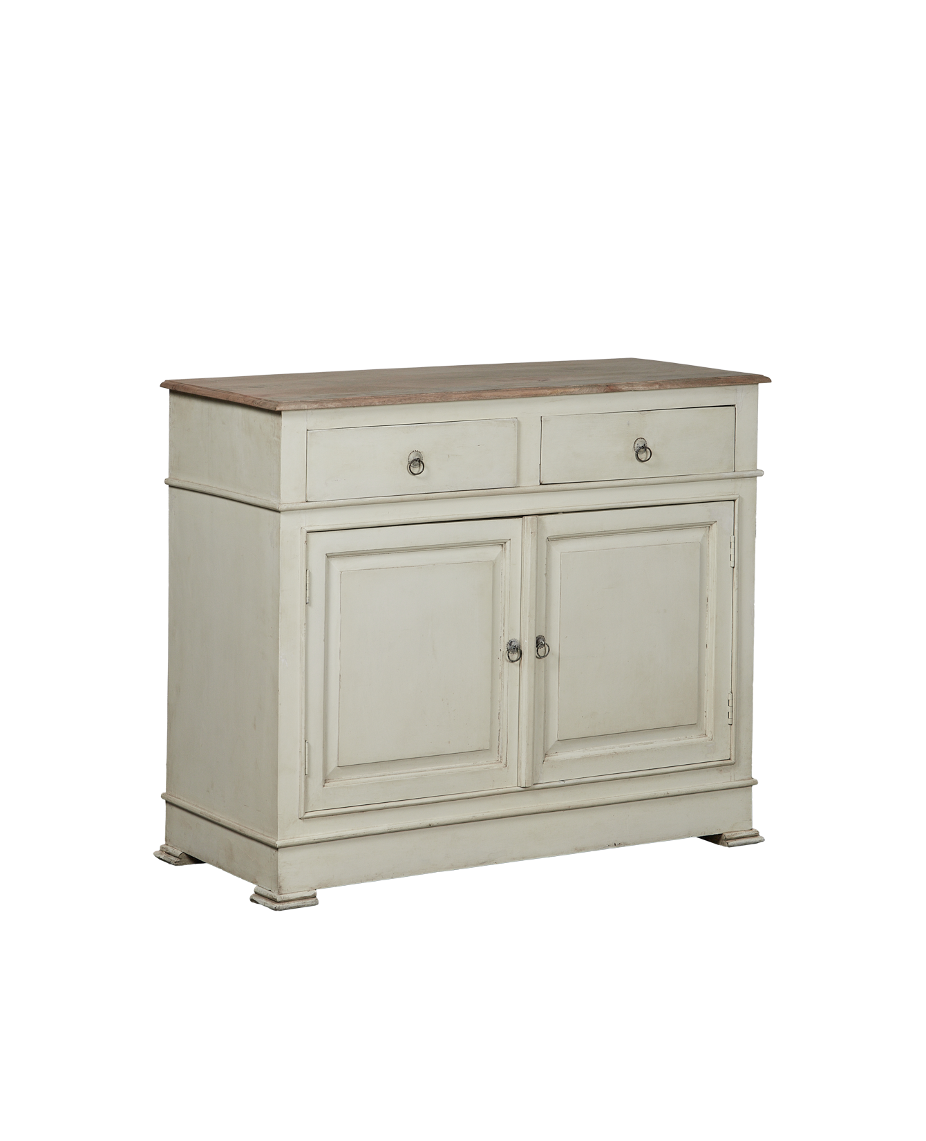 Vintage Wood Sideboard - White Wash from India made of Mango Wood
