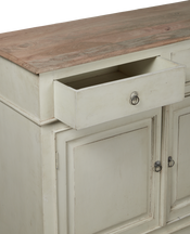 Wood Sideboard - White Wash