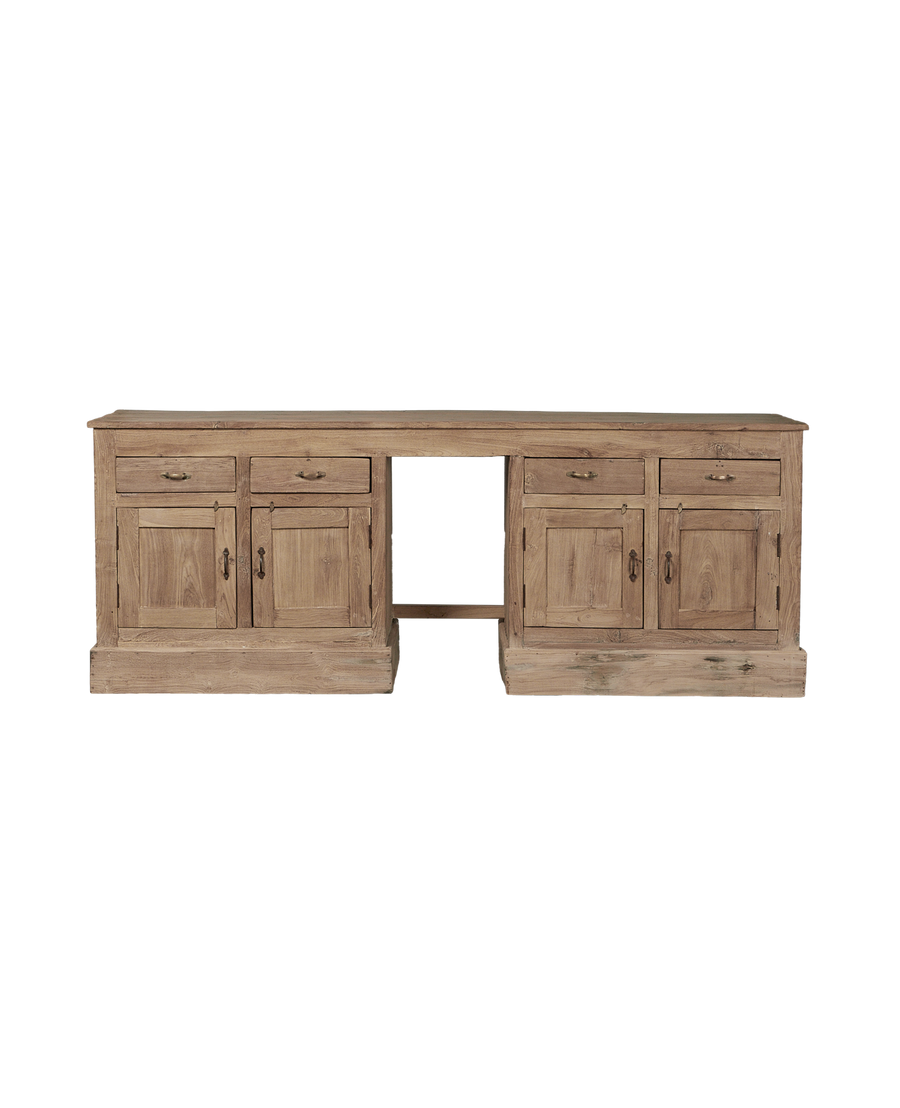 Vintage Wood Sideboard - Bleached from India made of Mango Wood