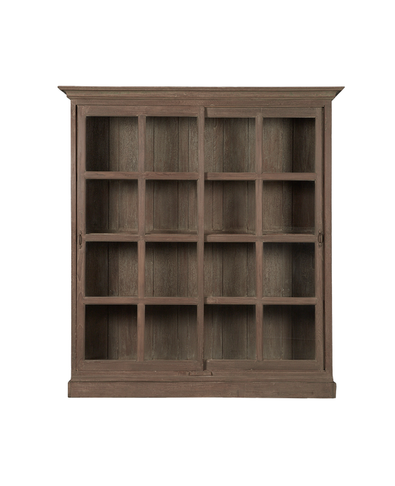 Wood & Glass Cabinet - Natural