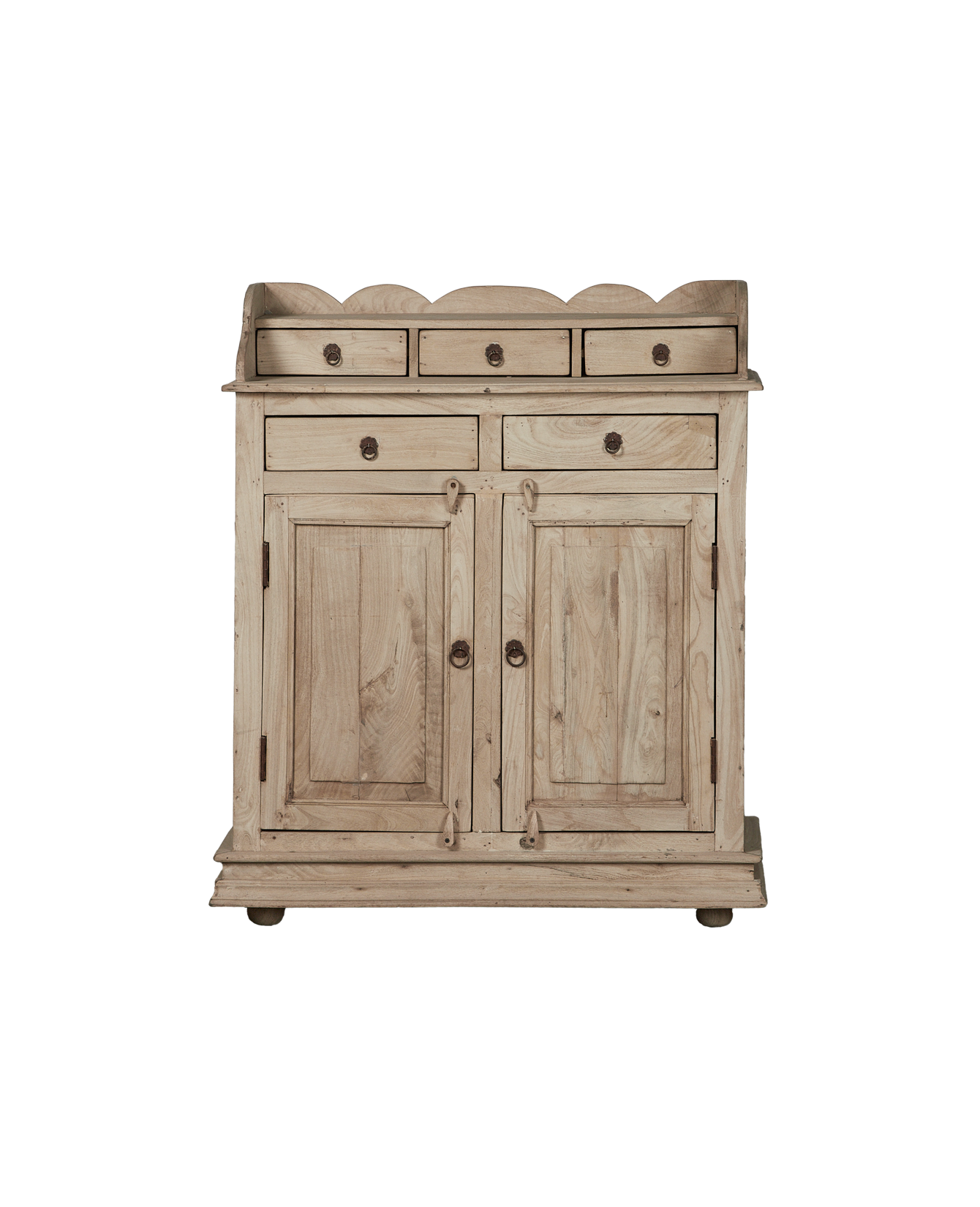 Vintage Wood Sideboard - Bleached from India made of Mango Wood
