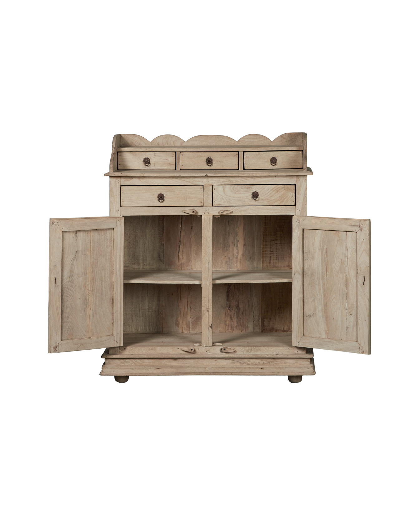 Vintage Wood Sideboard - Bleached from India made of Mango Wood