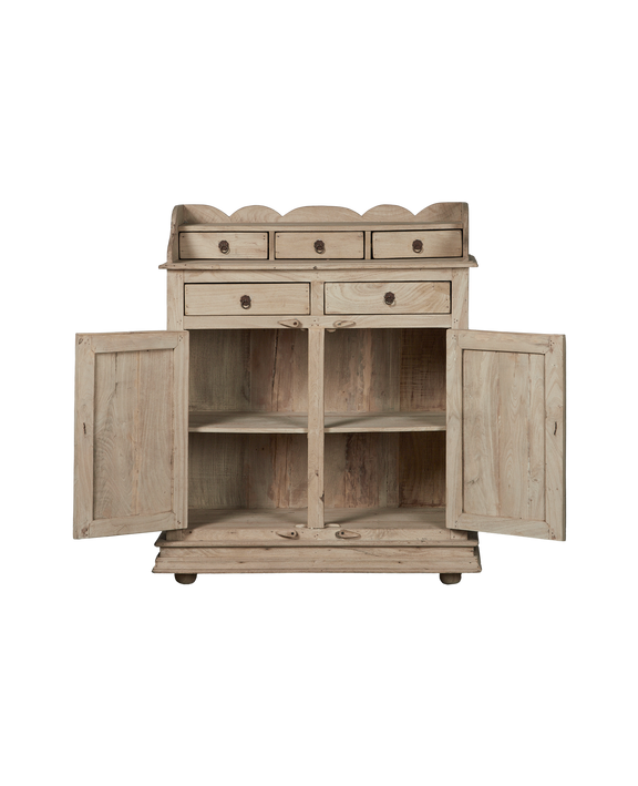Wood Sideboard - Bleached
