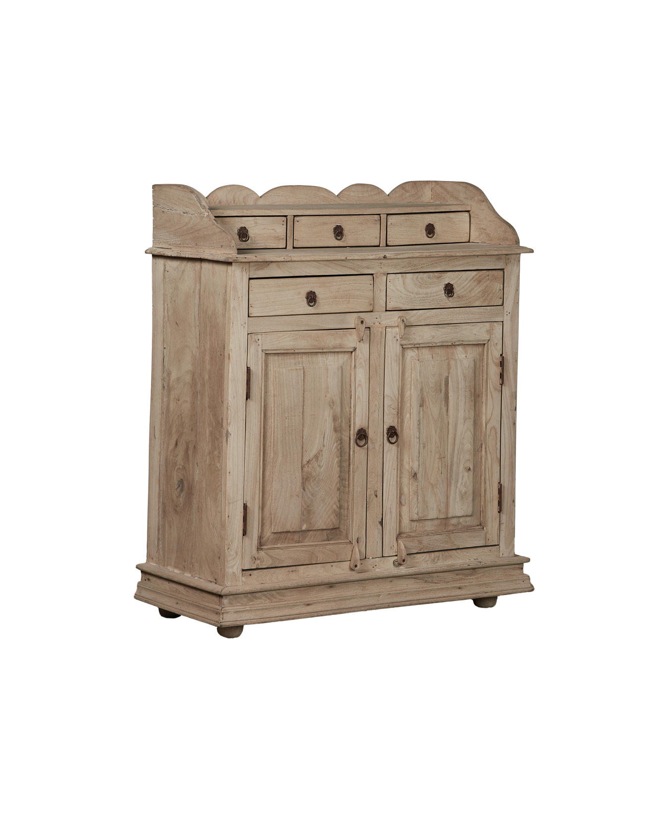Vintage Wood Sideboard - Bleached from India made of Mango Wood
