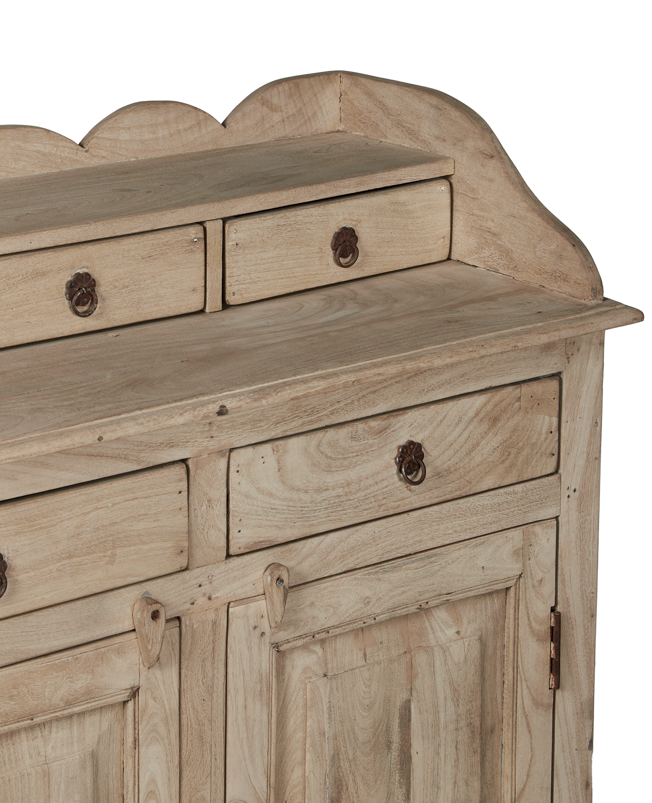 Vintage Wood Sideboard - Bleached from India made of Mango Wood
