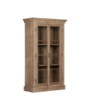 Wood & Glass Cabinet - Bleached