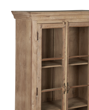 Wood & Glass Cabinet - Bleached