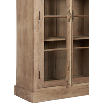 Wood & Glass Cabinet - Bleached